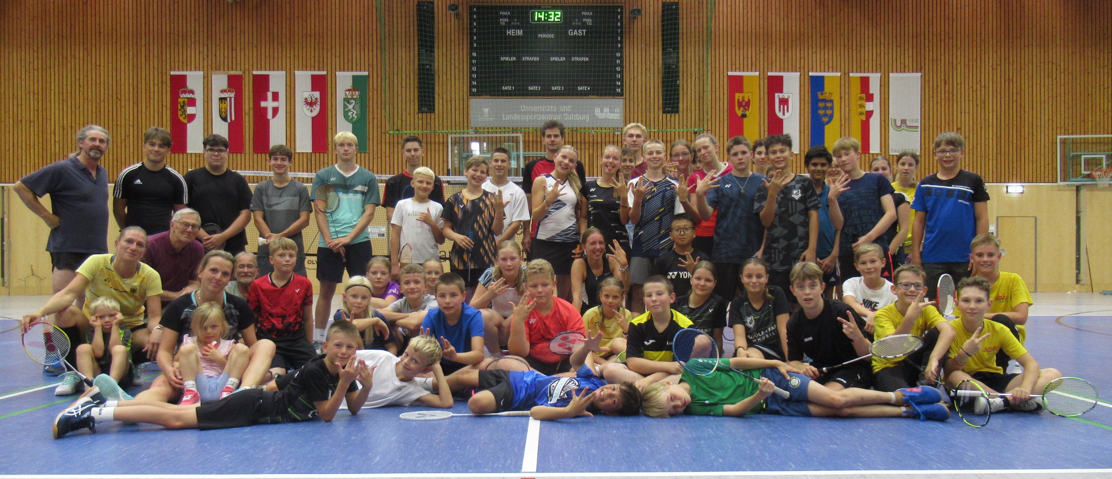 Badminton gemeinsam mit dem PSV Salzburg